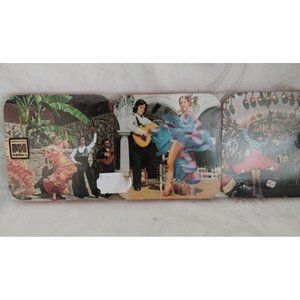 Hema Bullerias Spain Coasters Flamenco Dancers Set Of Six New In Original...